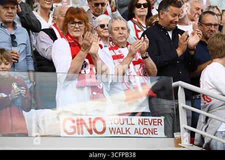Antwerpen, Belgien. August 2025. Illustrationsbild „den Gino“, aufgenommen während eines Fußballspiels zwischen Royal Antwerp FC und KV Mechelen am Sonntag, den 24. August 2025 in Antwerpen, am 5. Tag der ersten Liga der Jupiler Pro League 2025-2026. BELGA PHOTO MAARTEN STRAETEMANS Credit: Belga News Agency/Alamy Live News Stockfoto
