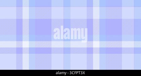 Mix nahtlose Textur Karo, Weihnachten Textil Stoff Hintergrund. Romantisches Schottenmuster mit Karomuster in blauen und hellen Farben. Stock Vektor