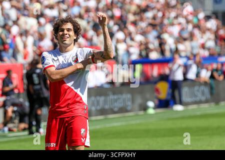 Utrecht, Niederlande. August 2025. UTRECHT, NIEDERLANDE - 24. AUGUST: Während des niederländischen Eredivisie-Spiels zwischen dem FC Utrecht und Excelsior Rotterdam im Stadion de Galgenwaard am 24. August 2025 in Utrecht, Niederlande. (Foto: Ben Gal/Orange Pictures) Credit: Orange Pics BV/Alamy Live News Stockfoto
