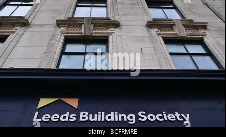 Ein Zweig der Leeds Building Society. Stockfoto