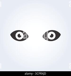 Eyes Kunstdesign Stock Vektor