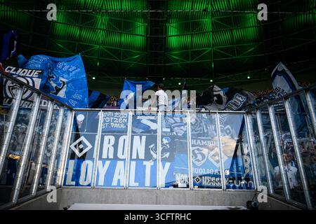 MÖNCHENGLADBACH, DEUTSCHLAND - 24. AUGUST 2025: - Das Fußballspiel der Bundesliga Borussia Mönchengladbach gegen den Hamburger SV im Borussia Park. Stockfoto
