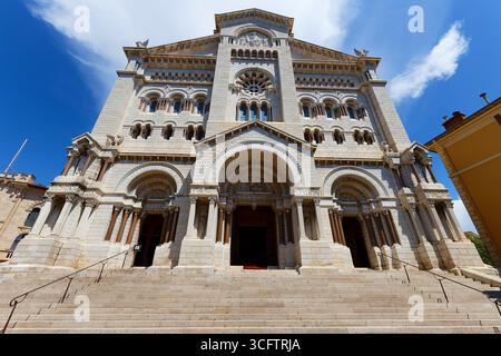 St. Nikolaus Kathedrale in Monaco-Ville. Fürstentum Monaco. Sie wurde von 1875 bis 1903 gebaut. Stockfoto