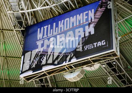 MÖNCHENGLADBACH, DEUTSCHLAND - 24. AUGUST 2025: - Das Fußballspiel der Bundesliga Borussia Mönchengladbach gegen den Hamburger SV im Borussia Park. Stockfoto