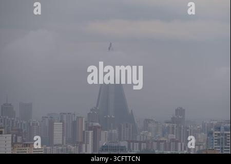 Ryugyong Hotel, Pyongyang, DVRK Stockfoto