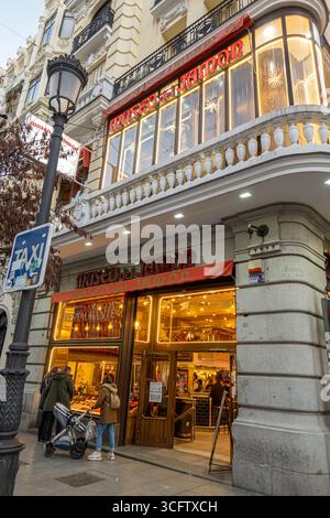 Museo de Jamon, madrid, Spanien Stockfoto