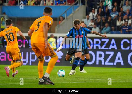Bergamo, Italie. August 2025. Daniel Maldini während des italienischen Meisterschaftsspiels Serie A zwischen Atalanta BC und Pisa SC am 24. August 2025 im Gewiss Stadium in Bergamo, Italien - Foto Alessio Morgese/DPPI Credit: DPPI Media/Alamy Live News Stockfoto