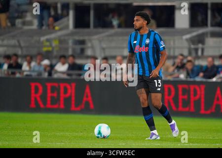Bergamo, Italie. August 2025. Ederson während des italienischen Meisterschaftsspiels Serie A zwischen Atalanta BC und Pisa SC am 24. August 2025 im Gewiss Stadium in Bergamo, Italien - Foto Alessio Morgese/DPPI Credit: DPPI Media/Alamy Live News Stockfoto