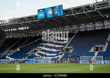 August 2025; Gewiss-Stadion, Bergamo, Italien, Fußball der Serie A, Atalanta gegen Pisa; New Balance Stadium Stockfoto
