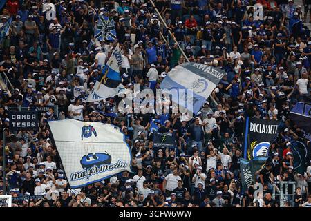 August 2025; Gewiss-Stadion, Bergamo, Italien, Fußball der Serie A, Atalanta gegen Pisa; Fans von Atalanta BC Stockfoto