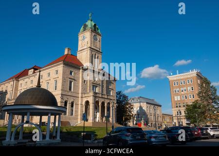 USA Virginia VA Harrisonburg Rockingham County Court Courthouse Square im Stadtzentrum Stockfoto