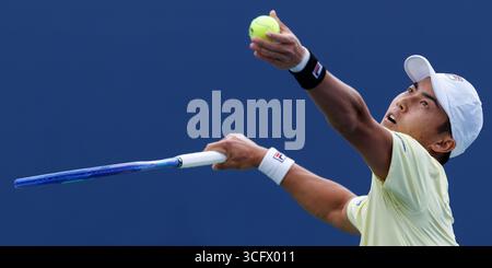 Queens, Usa. August 2025. Queens, New York City. 24. August 2025: Rinky Hijikata (aus) während der US Open 2025. Quelle: Corleve/Alamy Live News Stockfoto