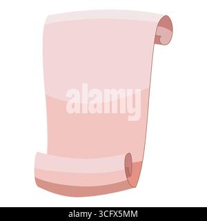 Alte Scroll Papyrus Pergamentpapier Karte Hintergrund Vektor Set. Isolierter realistischer alter Buchstabe. 3D antike Manuskripte oder Bibelseite. Mittelalterliches Alter Stock Vektor