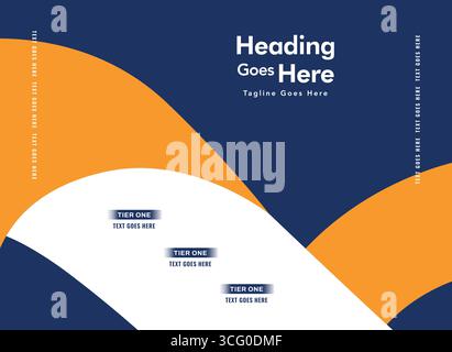 Modernes, Einfaches Corporate Banner Design Stock Vektor