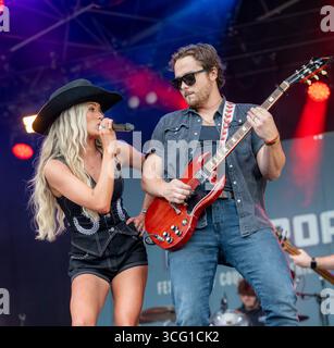 Mackenzie Carpenter lebt an der langen Straße 2025 Stockfoto