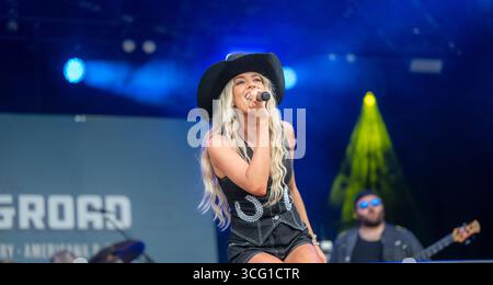 Mackenzie Carpenter lebt an der langen Straße 2025 Stockfoto