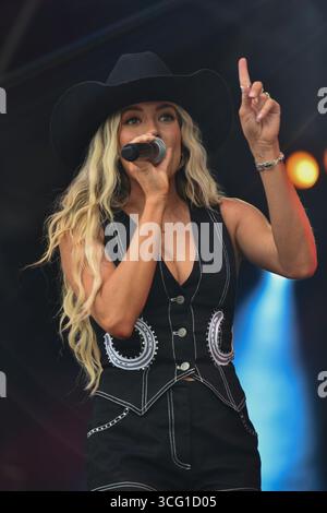 Mackenzie Carpenter lebt an der langen Straße 2025 Stockfoto