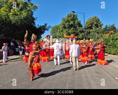 Notting Hill Carnival 2025, London, Großbritannien Stockfoto