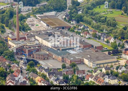 Luftbild, R.D.M. Arnsberg GmbH Papierfabrik, Reno de Medici, Recycling-Karton Standort, Arnsberg, Ruhrgebiet, Nordrhein-Westfalen, Deutschland ACHTUNGxMINDESTHONORARx60xEURO *** Luftbild, R D M Arnsberg GmbH Papierfabrik, Reno de Medici, Recyclingkartonanlage, Arnsberg, Ruhrgebiet, Nordrhein-Westfalen, Deutschland ATTENTIONxMINDESTHONORARx60xEURO Stockfoto