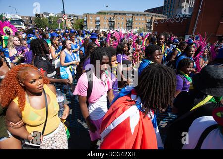Follower LNHC Notting Hill Carnival 2025 Stockfoto