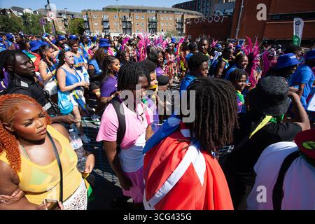 Follower LNHC Notting Hill Carnival 2025 Stockfoto
