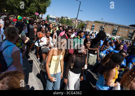 Follower LNHC Notting Hill Carnival 2025 Stockfoto