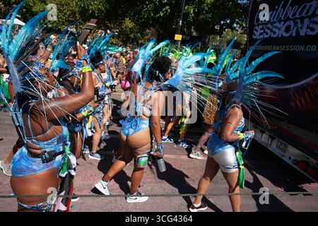 Follower LNHC Notting Hill Carnival 2025 Stockfoto