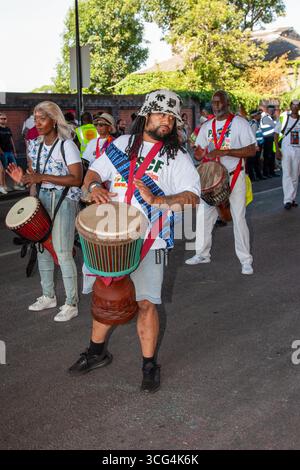 samba Band LNHC Notting Hill Carnival 2025 Stockfoto