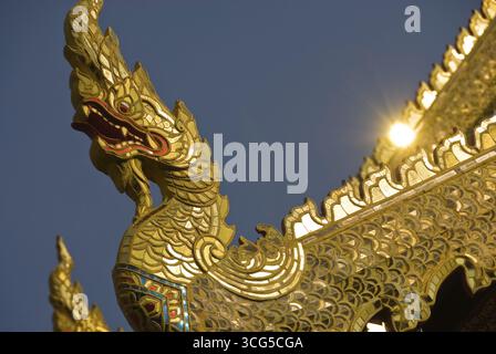 Wat-Phrasen in Chiang Mai, Chiang Mai, Chiang Mai, Chiang Mai, Thailand Stockfoto