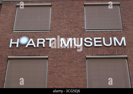 Billboard H'Art Museum in Amsterdam, Niederlande 26-8-2025 Stockfoto