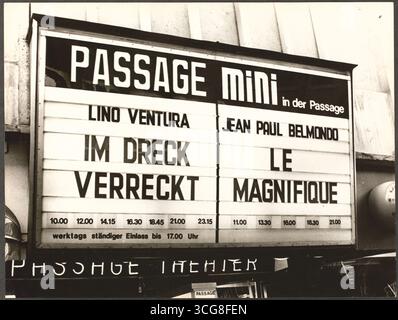 Köln-Altstadt Nord: Kino-Center Schildergasse - Kinos A-Z alt + neu Stockfoto