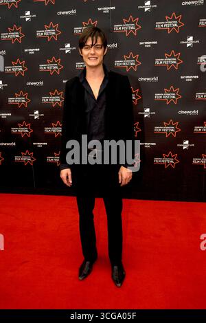 Sam Riley bei der Premiere von 'Control' beim 61. Edinburgh International Film Festival, das am 17. August 2007 in Edinburgh stattfand Stockfoto