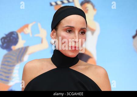 27. August 2025, Venedig, Venetien, Italien: NOOMI RAPACE posiert auf dem roten Teppich für die Premiere der Mutter beim 82. Filmfestival Venedig im Lido von Venedig. (Kreditbild: © Mickael Chavet/ZUMA Press Wire) NUR REDAKTIONELLE VERWENDUNG! Nicht für kommerzielle ZWECKE! Stockfoto
