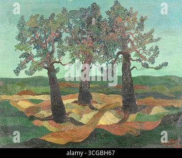 Josef Scharl - Baumgruppe - (1934) Stockfoto