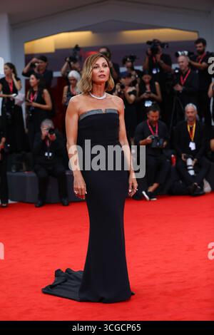 27. August 2025, Venedig, Veneto, Italien: ANNA FERZETTI auf dem roten Teppich für die Premiere „La Grazia“ beim 82. Venedig Filmfestival im Lido von Venedig, Italien. (Kreditbild: © Mickael Chavet/ZUMA Press Wire) NUR REDAKTIONELLE VERWENDUNG! Nicht für kommerzielle ZWECKE! Stockfoto