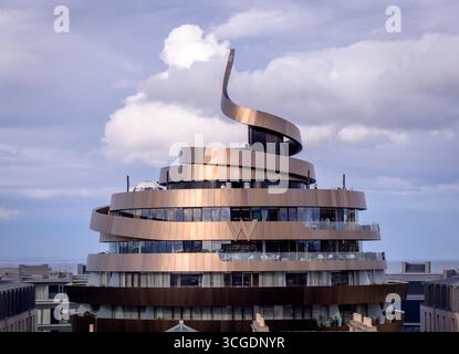 Luxuriöse Einkaufsmöglichkeiten im St. James Quarter, Edinburgh, lokal bekannt als der Kutsch Stockfoto