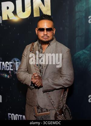 Los Angeles, Usa. August 2025. Chris Stokes nimmt am Mittwoch, den 27. August 2025, an der Premiere von Filmmaterial Films im TCL Chinese Theatre in Los Angeles Teil. Foto: Greg Grudt/UPI Credit: UPI/Alamy Live News Stockfoto