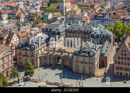 Palais Rohan Straßburg Elsass Frankreich Stockfoto