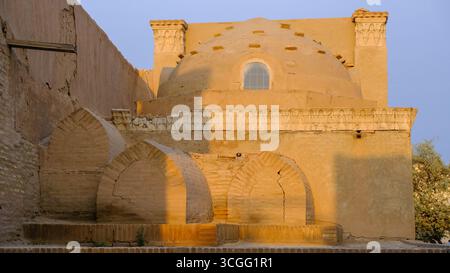 Itchan Kala ist die ummauerte Altstadt von Chiwa, einer antiken Stadt in Usbekistan Stockfoto