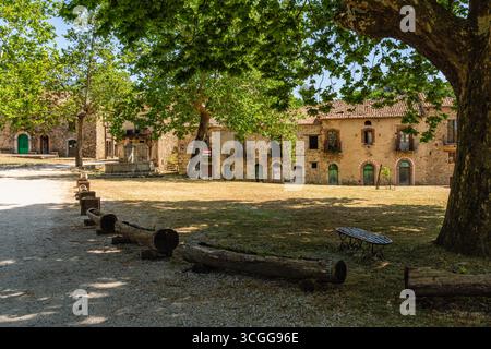 Roscigno Vecchio, altes verlassenes Dorf in der Provinz Salerno, Cilento, Kampanien, Italien. Stockfoto