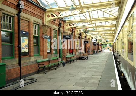 Loughborough Station, Great Central Railway. Stockfoto