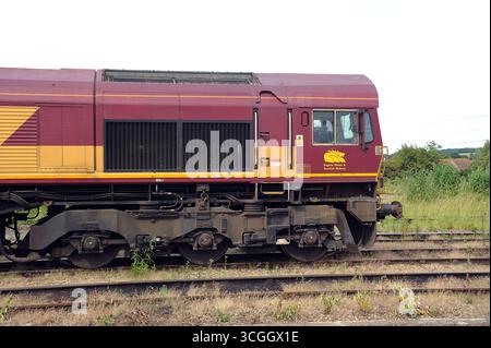 "66092" im Hof bei Didcot. Stockfoto
