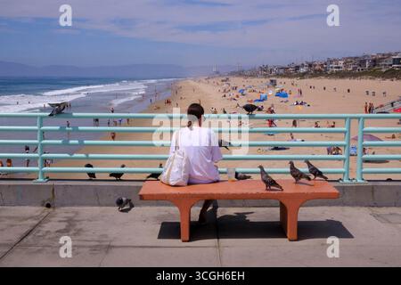 Manhattan Beach, Los Angeles, California, Vereinigte Staaten von Amerika Stockfoto