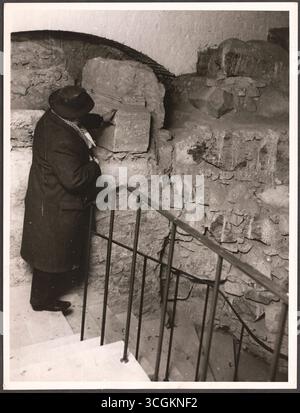 Köln: Ausgrabungen unter dem Kölner Dom - Ausgrabungen Stockfoto