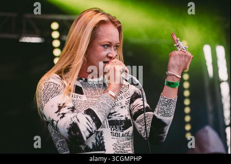 Sheffield, Großbritannien. August 2025. So gute Leistung beim Rock N Roll Circus Festival in Sheffield. Quelle: Thomas Jackson/Alamy Live News Stockfoto