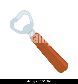Symbol Flaschenöffner – Vektorillustration Stock Vektor