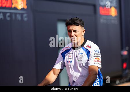 August 2025; Circuit Zandvoort, Zandvoort, Nordholland, Niederlande; Formel 1 großer Preis von Heineken Niederländisch 2024; Tag des freien Trainings; Isack Hadjar (FRA) Stockfoto