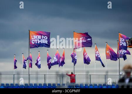 Zandvoort, Niederlande. August 2025. ZANDVOORT, NIEDERLANDE - 29. AUGUST: Allgemeine Ansicht der Strecke während F1 - Heineken Dutch GP am 29. August 2025 in Zandvoort, Niederlande. (Foto von Andre Weening/Orange Pictures) Credit: Orange Pics BV/Alamy Live News Stockfoto