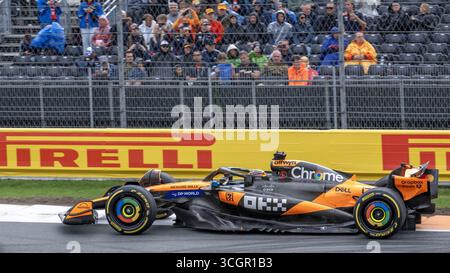 Niederlande, Niederlande. August 2025. N°81 Oscar Piastri aus McLaren Formel-1-Team während des Heineken Dutch Grand Prix 2025, Formel-1-Meisterschaft in den Niederlanden, 29. August 2025 Credit: Independent Photo Agency/Alamy Live News Stockfoto