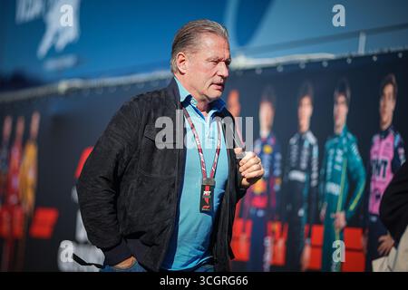 Jos Verstappen (NED) Vater von Max Verstappen Red Bull Racing Honda und ehemaliger F1-Fahrer für Arrows; Tyrrel; Benetton; Footwork; und Minardi, während Stockfoto